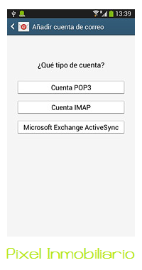 configurar mi cuenta de correo en Android