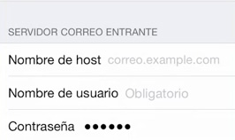 configurar mi cuenta de correo en Iphone
